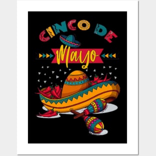 cinco de mayo new 4 Posters and Art